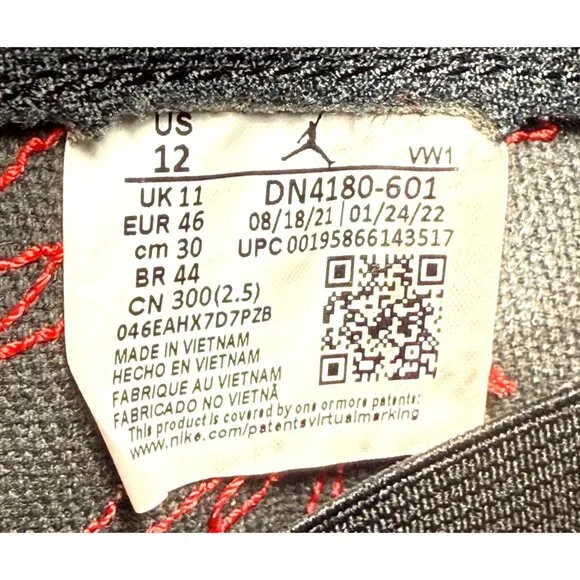 Nike Air Jordan 11 CMFT Low University Red 2022 basketball shoes Mens Sz 12