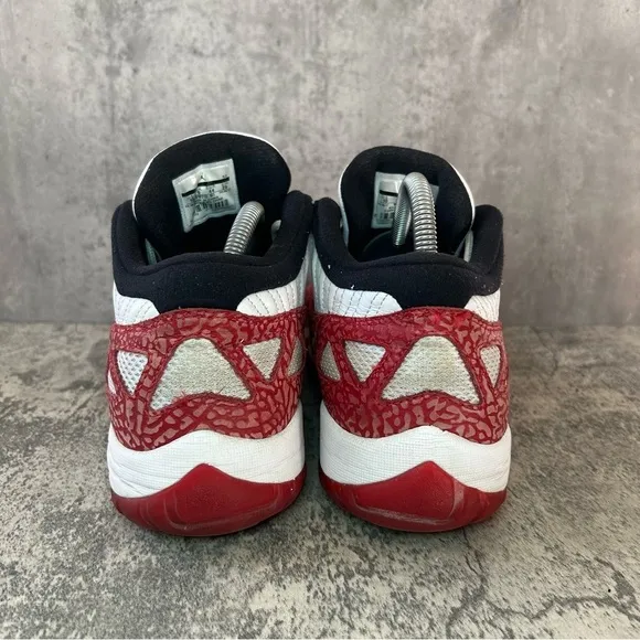 Nike Air Jordan 11 Retro Low IE 'White Gym Red' Basketball Shoes Mens sz 10
