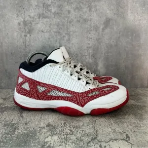 Nike Air Jordan 11 Retro Low IE 'White Gym Red' Basketball Shoes Mens sz 10