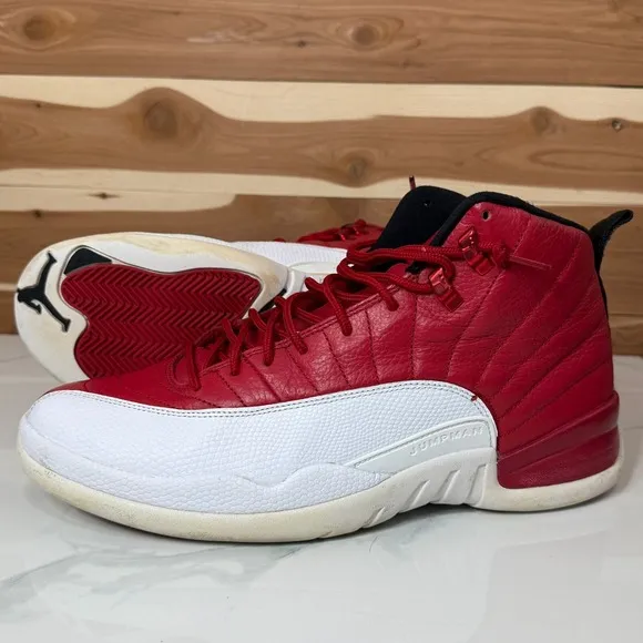Nike Air Jordan 12 Retro &quot;Gym Red&quot;  (130690-600) Basketball shoes Men's Size 11