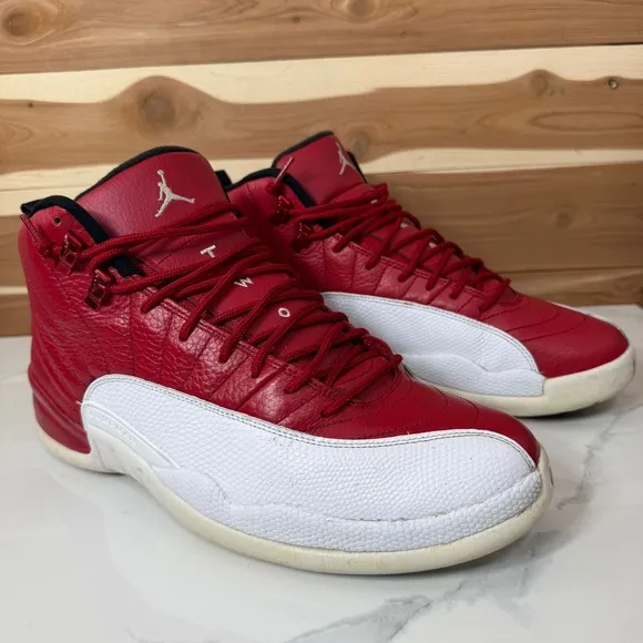Nike Air Jordan 12 Retro &quot;Gym Red&quot;  (130690-600) Basketball shoes Men's Size 11