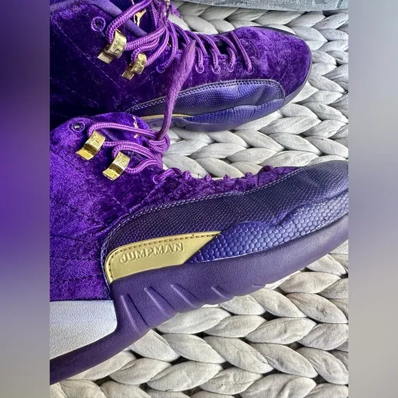 Nike Air Jordan 12 Velvet Purple Gold