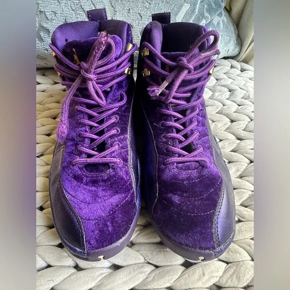Nike Air Jordan 12 Velvet Purple Gold