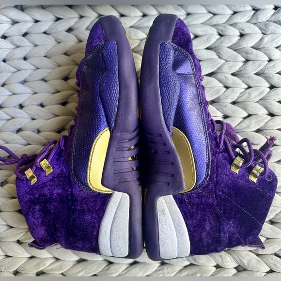 Nike Air Jordan 12 Velvet Purple Gold