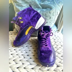 Nike Air Jordan 12 Velvet Purple Gold