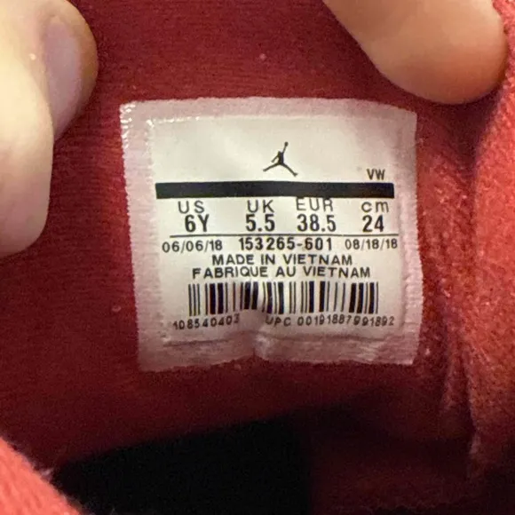 Nike Air Jordan 12 XII Retro GS Gym Red