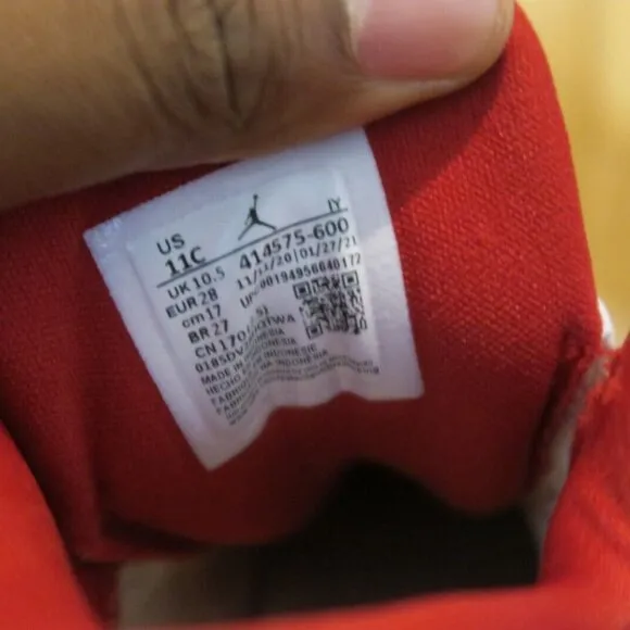 Nike Air Jordan 13 Retro PS Gym Red Flint Grey 414575-600 Kid’s Size 11C