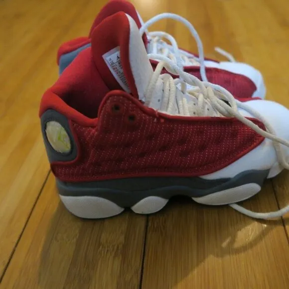 Nike Air Jordan 13 Retro PS Gym Red Flint Grey 414575-600 Kid’s Size 11C