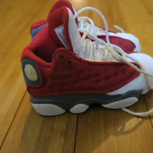 Nike Air Jordan 13 Retro PS Gym Red Flint Grey 414575-600 Kid’s Size 11C