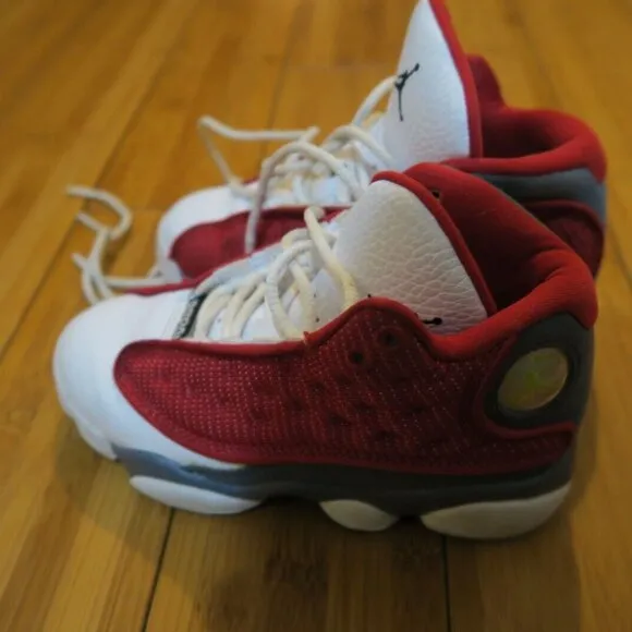 Nike Air Jordan 13 Retro PS Gym Red Flint Grey 414575-600 Kid’s Size 11C