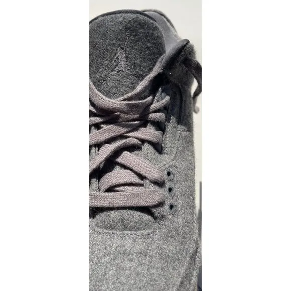Nike Air Jordan 3 2016 Men’s Size 12 Retro Wool 854263-0004 Gray White Cream