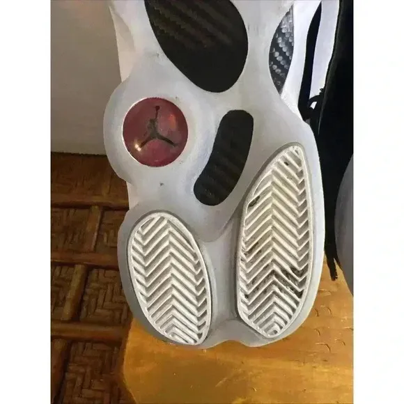 Nike Air Jordan 323419-064 Jordan 6 Rings'Black‎ Gym Red' Size 7y