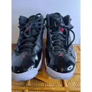 Nike Air Jordan 323419-064 Jordan 6 Rings'Black‎ Gym Red' Size 7y