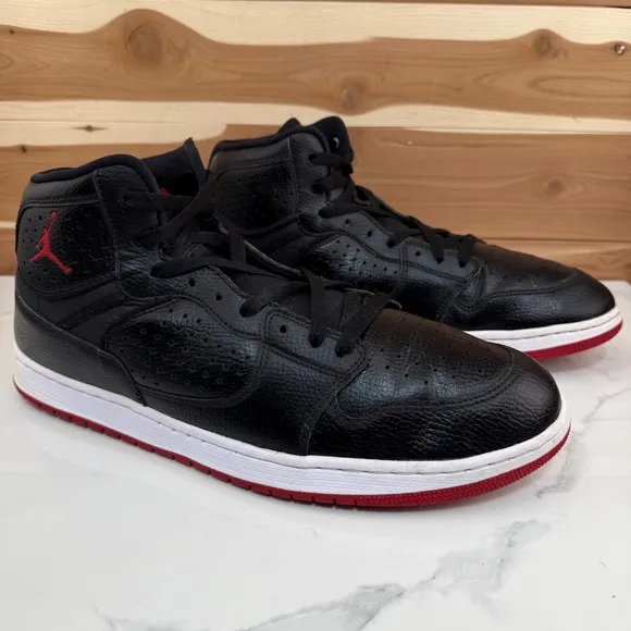 Nike  Air Jordan Access Black Gym Red Basketball Shoes AR3762-001 Men's size 13