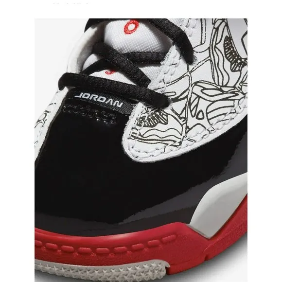 NIKE Air Jordan Dub Zero Retro Shoes Sneakers 311072-106 Boys Toddler Size 10C