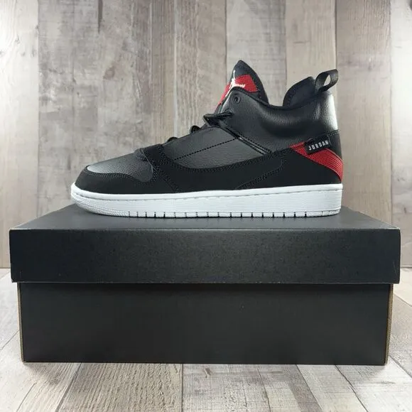 Nike Air Jordan Fadeaway Boy's 7 Y Basketball Shoes Sneakers Black AO1331-106