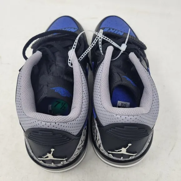 Nike Air Jordan Legacy Low 312 Black Royal Blue Cement Black cd7069-041 US 7.5