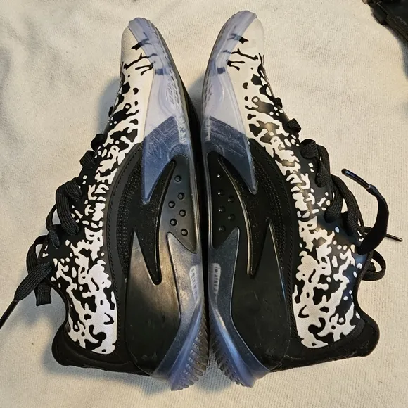 Nike Air Jordan Zion 3 Basketball Shoes Black &amp; White 3 Oreos Big Kid Size 5.5