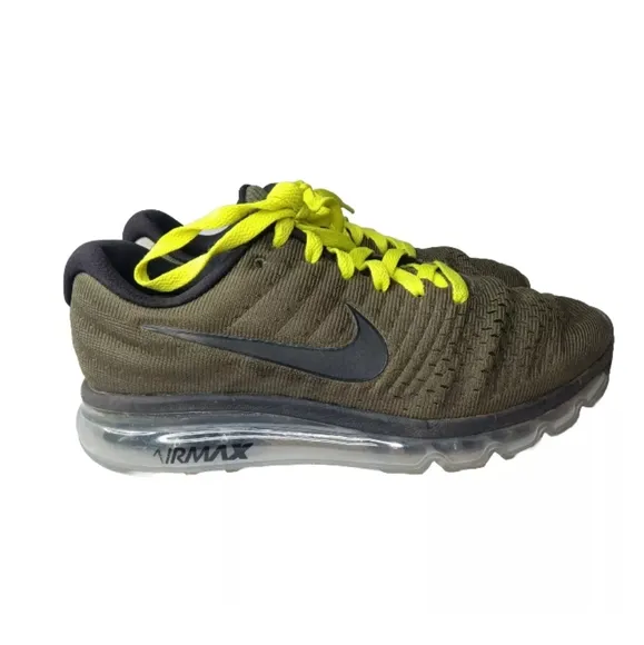 Nike Air Max 2017 Men's Shoes Size 7 Cargo Green Black~849559-302