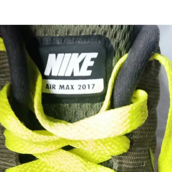 Nike Air Max 2017 Men's Shoes Size 7 Cargo Green Black~849559-302