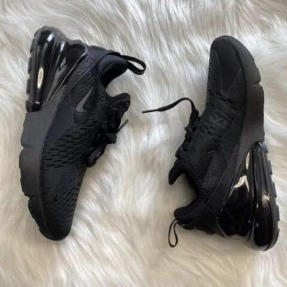 Nike Air Max 270 Low Womens Running Shoes Black AH6789-006 VNDS Size 6.5