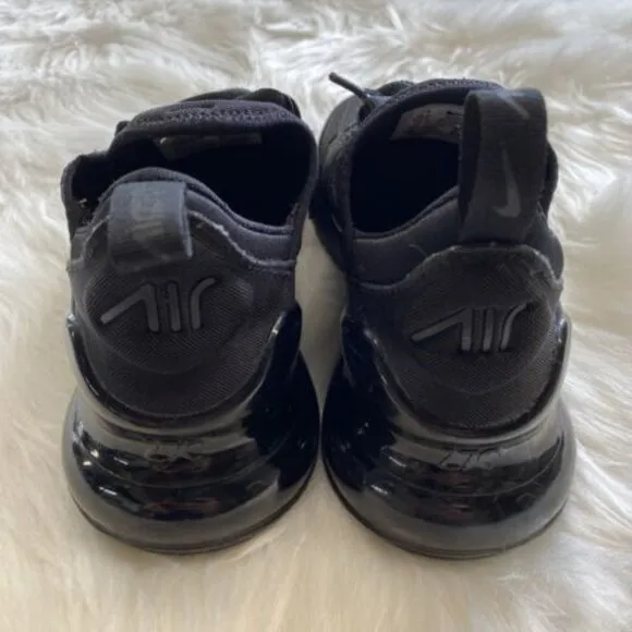 Nike Air Max 270 Low Womens Running Shoes Black AH6789-006 VNDS Size 6.5