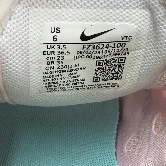 Nike Air Max 270 Low Womens Sportswear Shoes White FZ3624-100 VNDS Sz 6