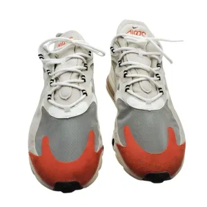 Nike Air Max 270 React Sneakers Running Shoes A04971-200 Orange Gray White Sz 14