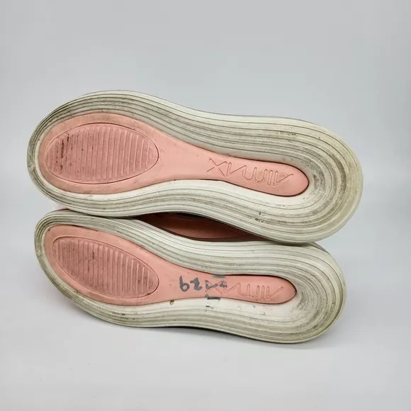 Nike Air Max 720 Bleached Coral Women's Running Shoes Size 7