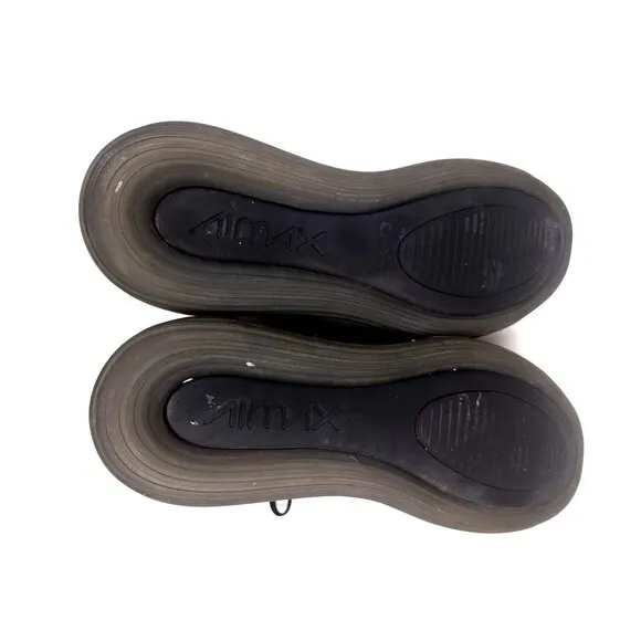 Nike Air Max 720 Triple Black Running Shoes A02924-007 Mens Size 13