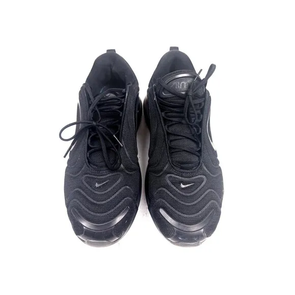 Nike Air Max 720 Triple Black Running Shoes A02924-007 Mens Size 13