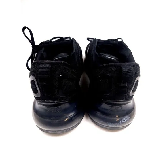 Nike Air Max 720 Triple Black Running Shoes A02924-007 Mens Size 13