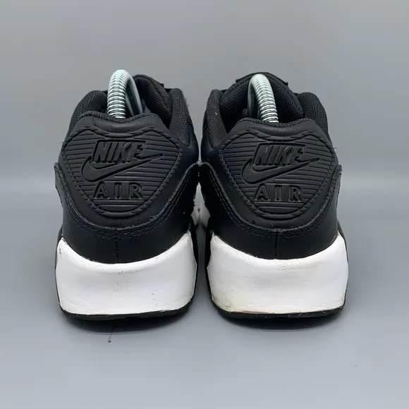 Nike Air Max 90 Black White Running Shoes CD6864-010 Youth Sz 7Y Women's Sz 8.5