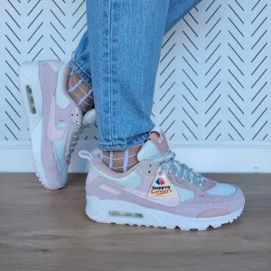⭐Nike Air Max 90 Futura Women Shoes Sz 9.5 Barley Rose Pink Sneakers DM9922-104