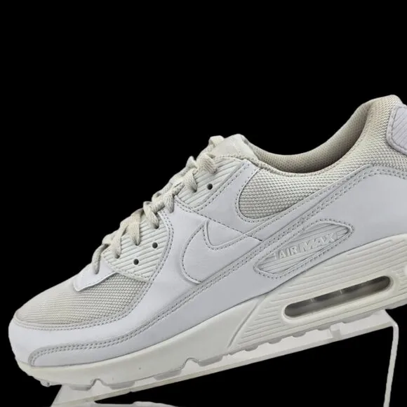 Nike Air Max 90 Triple White size 14  2022 Mens Shoes Sneakers Running Workout