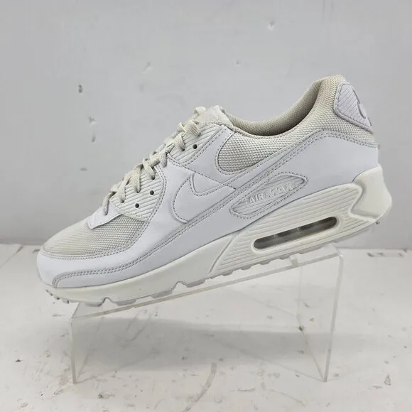 Nike Air Max 90 Triple White size 14  2022 Mens Shoes Sneakers Running Workout