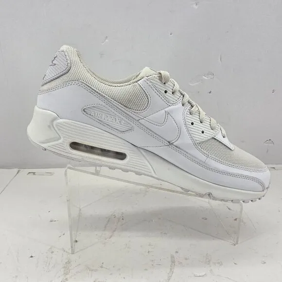 Nike Air Max 90 Triple White size 14  2022 Mens Shoes Sneakers Running Workout