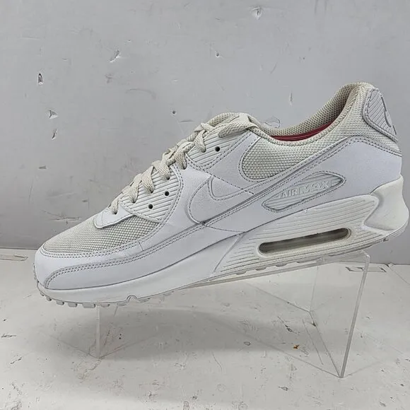 Nike Air Max 90 Triple White size 14  2022 Mens Shoes Sneakers Running Workout