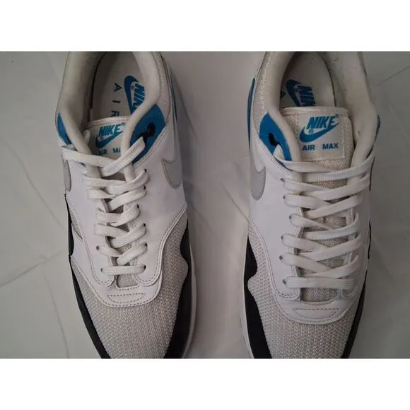 Nike Air Max 90/1  White Laser Blue 2018‎ AJ7695-104 Mens Size 12