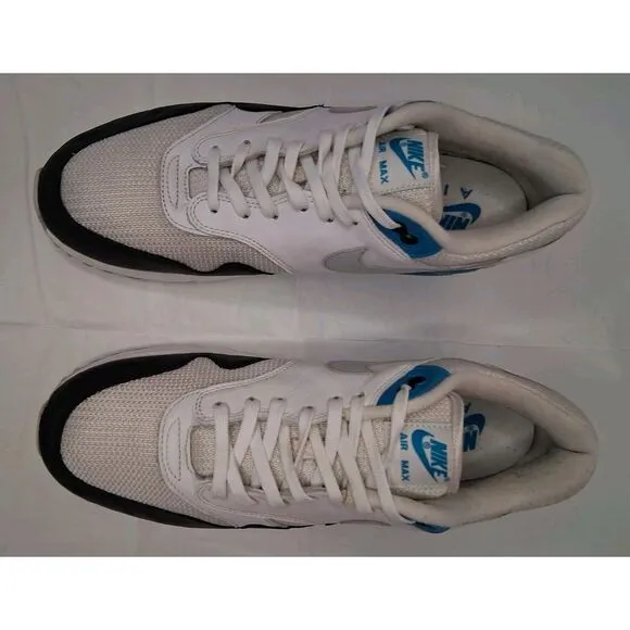 Nike Air Max 90/1  White Laser Blue 2018‎ AJ7695-104 Mens Size 12