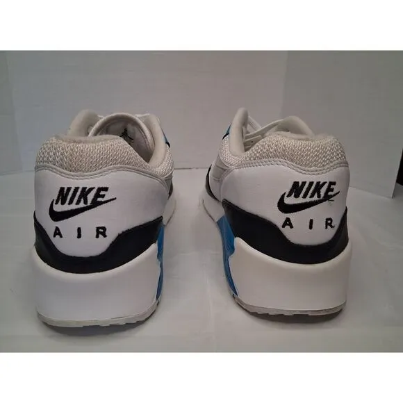 Nike Air Max 90/1  White Laser Blue 2018‎ AJ7695-104 Mens Size 12