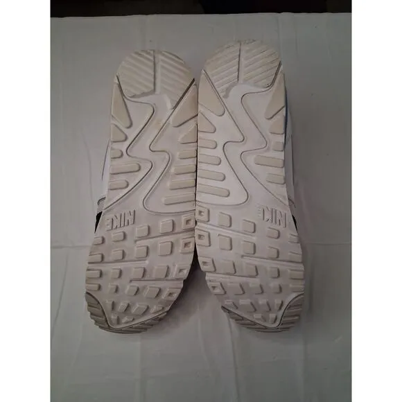 Nike Air Max 90/1  White Laser Blue 2018‎ AJ7695-104 Mens Size 12