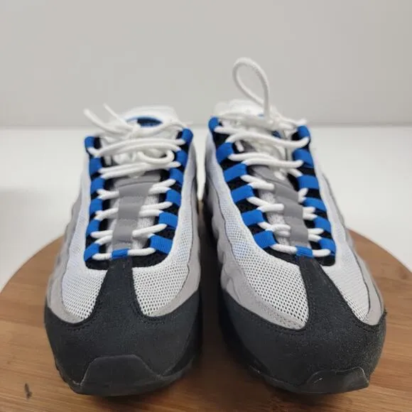 Nike Air Max 95 OG Crystal Blue Grey Black Mens Shoes Sz 8 Womens 10 AT8696-100