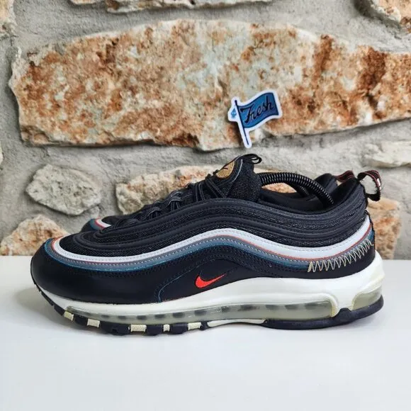 Nike Air Max 97 SE Alter &amp; Reveal Black Crimson Men's Size 10.5 DO6109-001 RARE