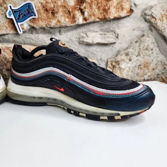 Nike Air Max 97 SE Alter &amp; Reveal Black Crimson Men's Size 10.5 DO6109-001 RARE
