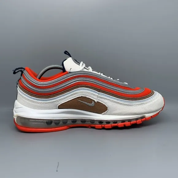 Nike Air Max 97 USA Denim Running Shoes DJ5171-600 Men’s Sz 11
