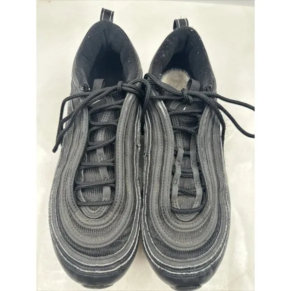 Nike Air Max 97 Womens Black Silver Running Shoes DM8347-001 Ladies Size 10