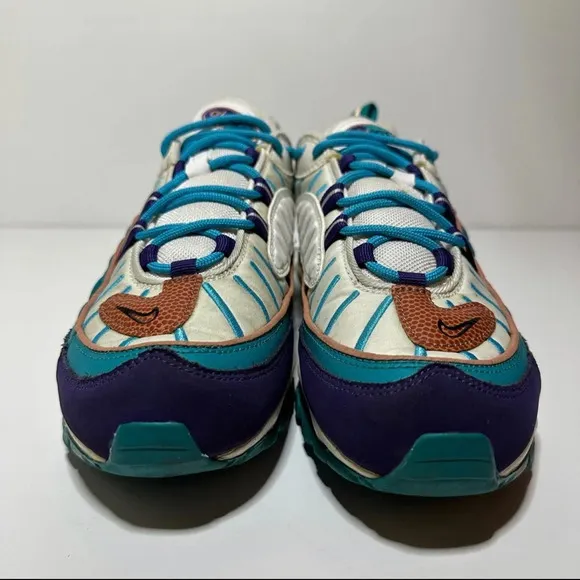 Nike Air Max 98 Hornets Spirit Teal 2019 Shoes Mens Size 8 (640744-500)