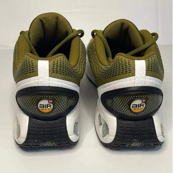 Nike Air Max DN Mens Shoes (DV3337-300) Olive Flak/Black/Gym Red - Size 12