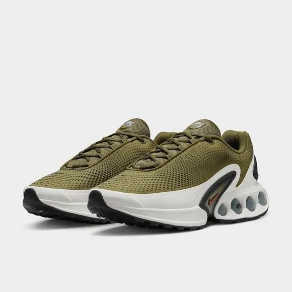 Nike Air Max DN Mens Shoes (DV3337-300) Olive Flak/Black/Gym Red - Size 12